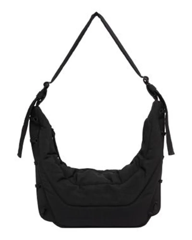 Christophe Lemaire Mittelgroße Tasche Soft Game Black