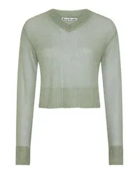 Acne Studios Pullover mit V-Ausschnitt Green