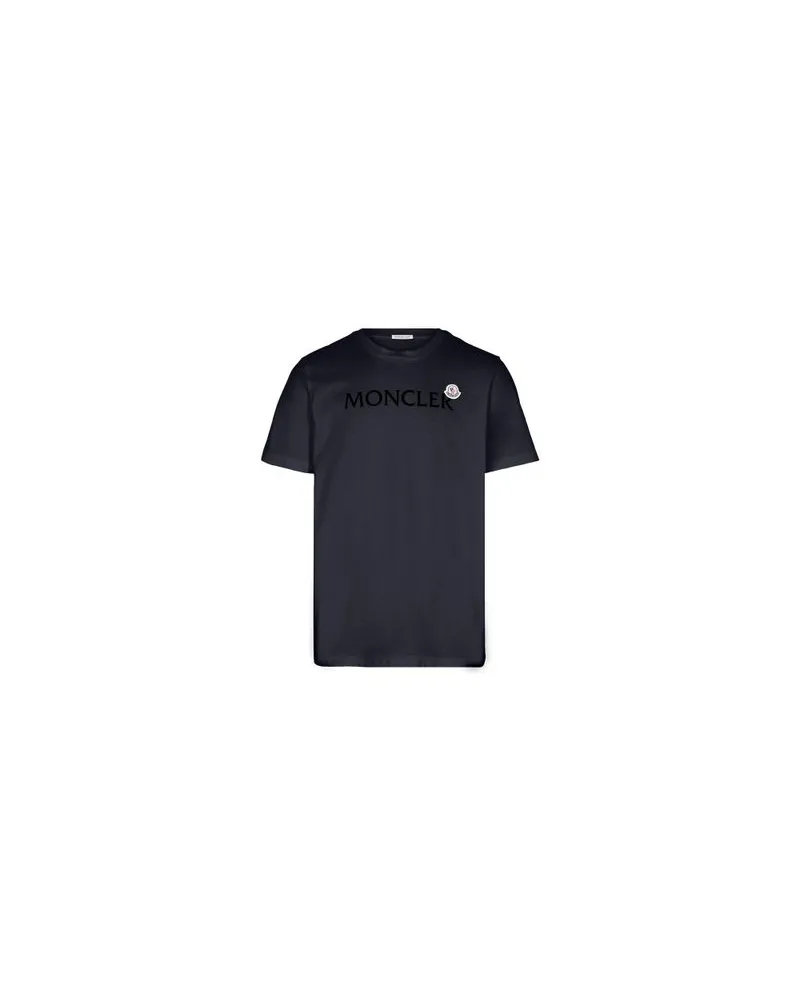 Moncler Short sleeved t-shirt Blue