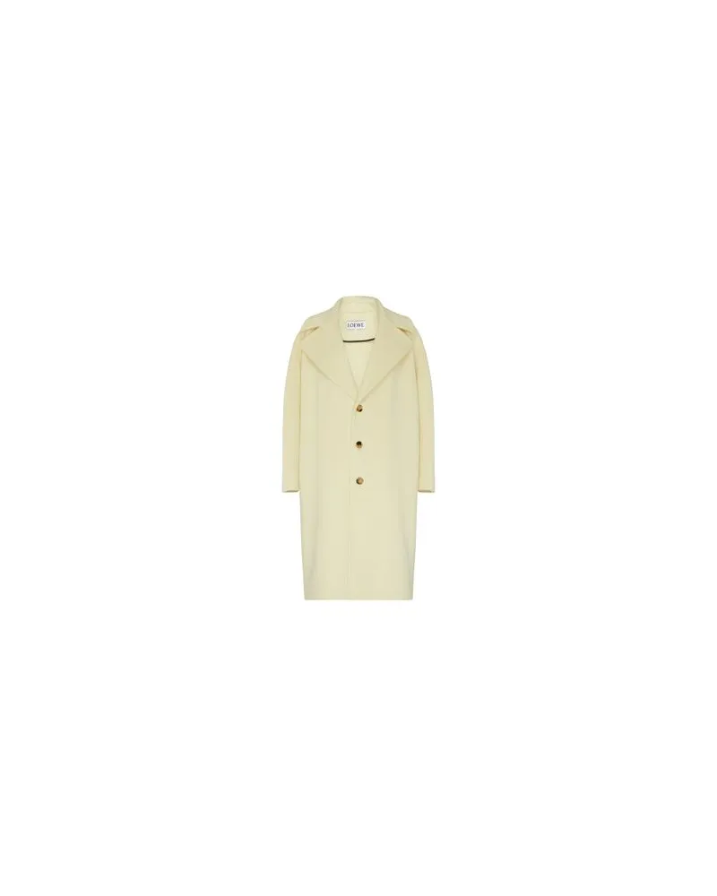 Loewe Wollmantel Off-white