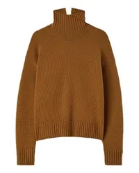 Jil Sander Pullover mit Stehkragen Brown