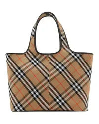 Burberry Cabas-Tasche Check Beige