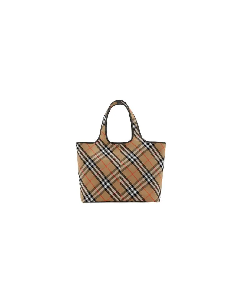 Burberry Cabas-Tasche Check Beige