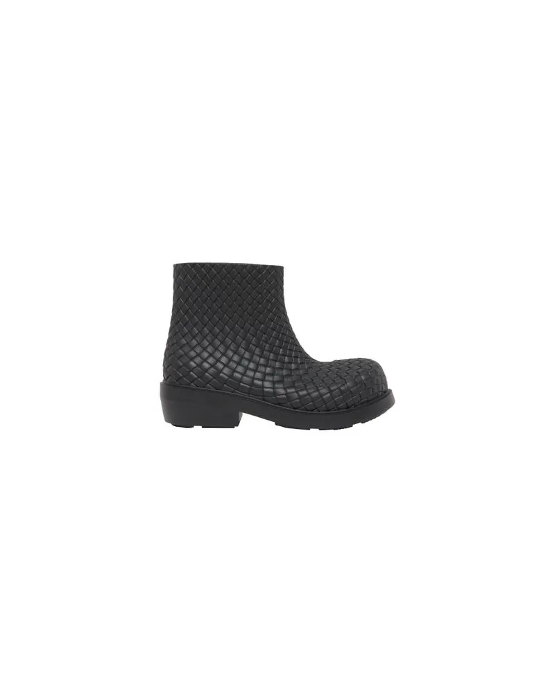 Bottega Veneta Lederstiefeletten Fireman Black