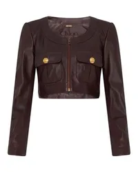 Chloé Kurze Jägerjacke Brown