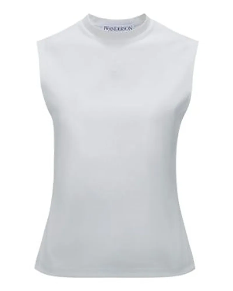 J.W.Anderson Tanktop mit gesticktem Anker White