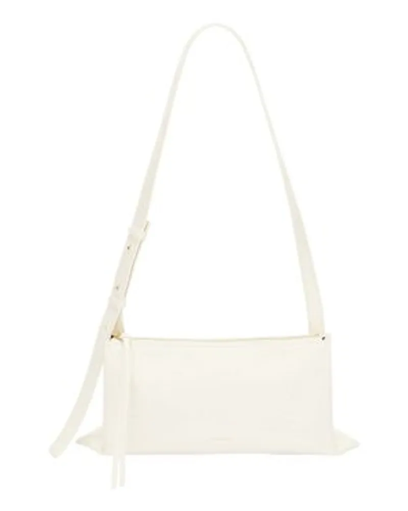 Jil Sander Kleine Handtasche Empire White