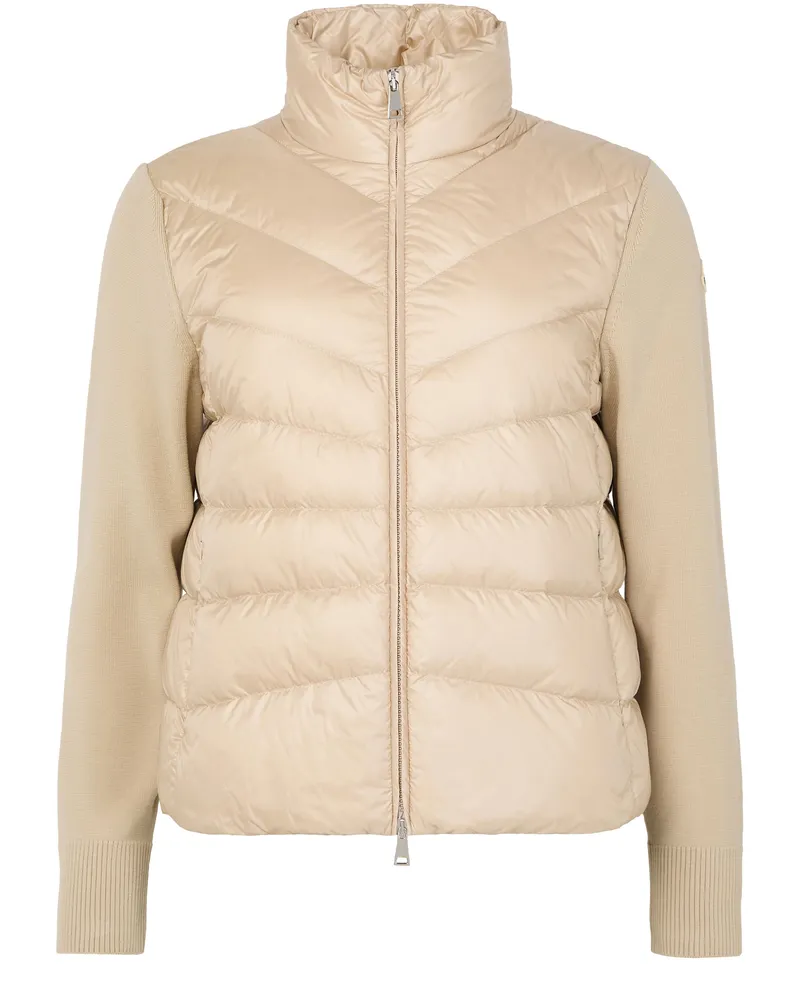 Moncler Jacke im Materialmix 