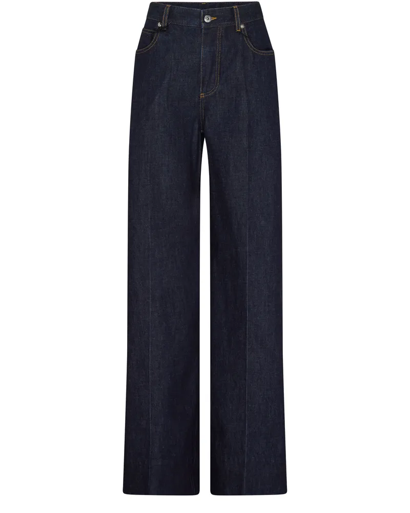 Bottega Veneta Palazzo-Jeans Indigo 