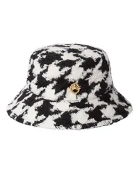 Nina Ricci Bucket Hat mit Hahnentrittmuster Black