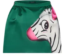 Minirock mit Zebra-Motiv