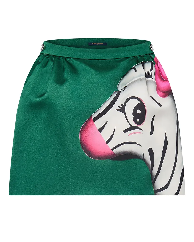Louis Vuitton Minirock mit Zebra-Motiv 