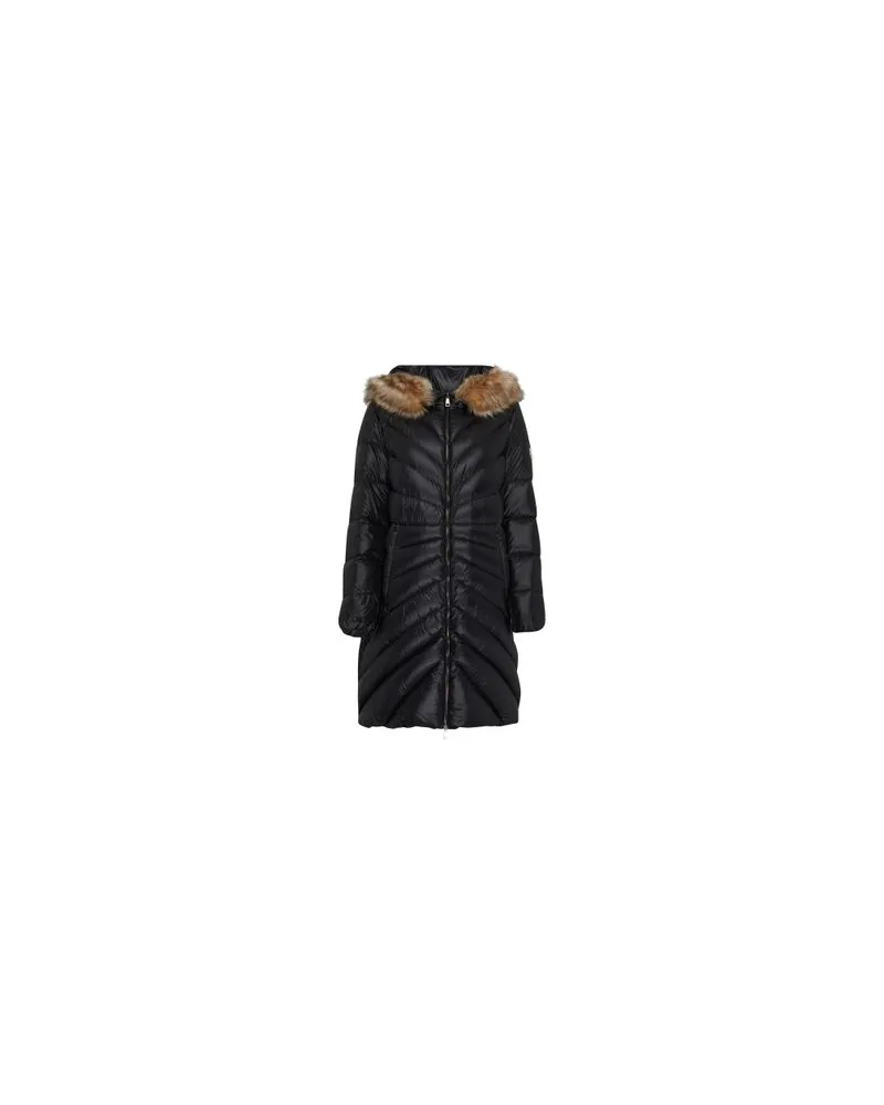 Moncler Langer Daunenjacke Chandre Black