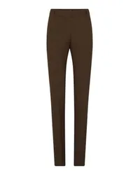 Totême Schmale Low Waist Hose Brown