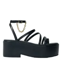 Maje Keilsandalen Black