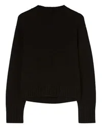 Jil Sander Pullover mit Rundhalsausschnitt Black