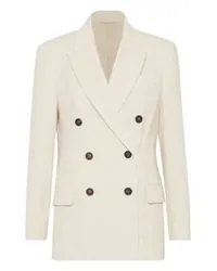 Brunello Cucinelli Blazer White