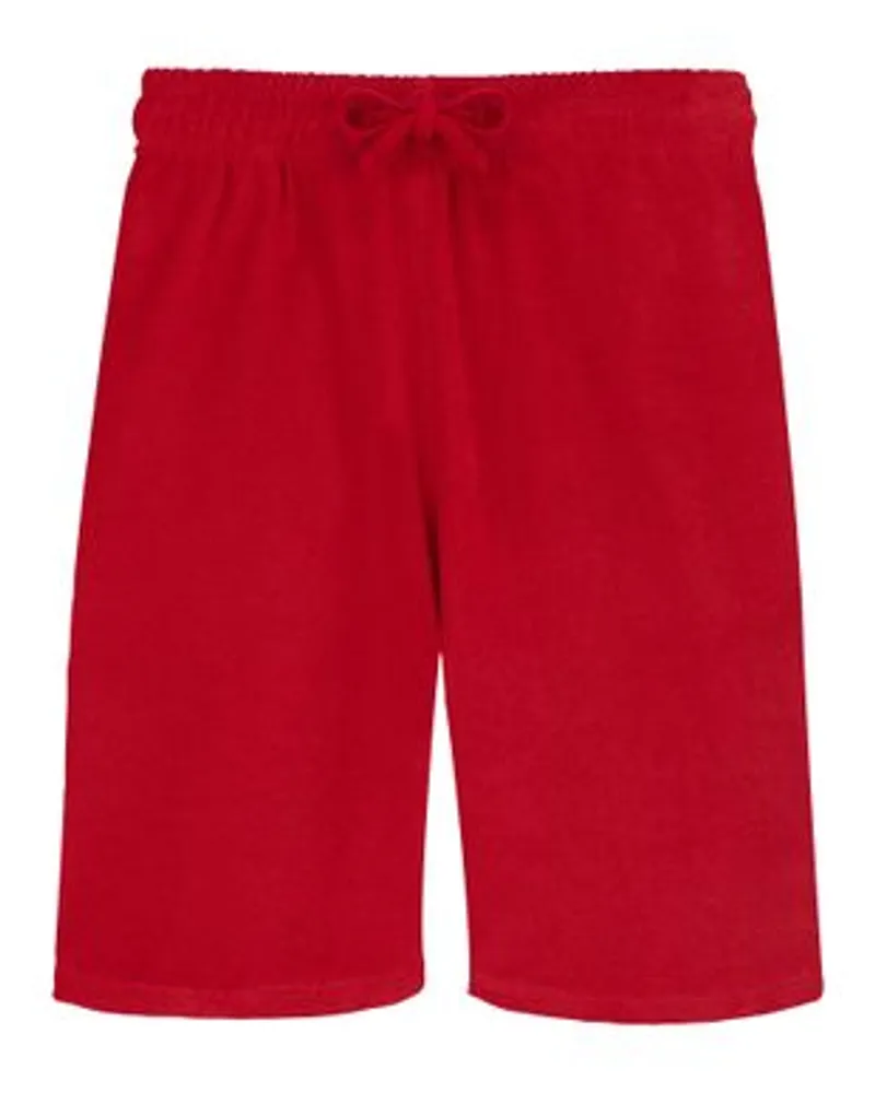 Vilebrequin Einfarbige Bermudashorts Red