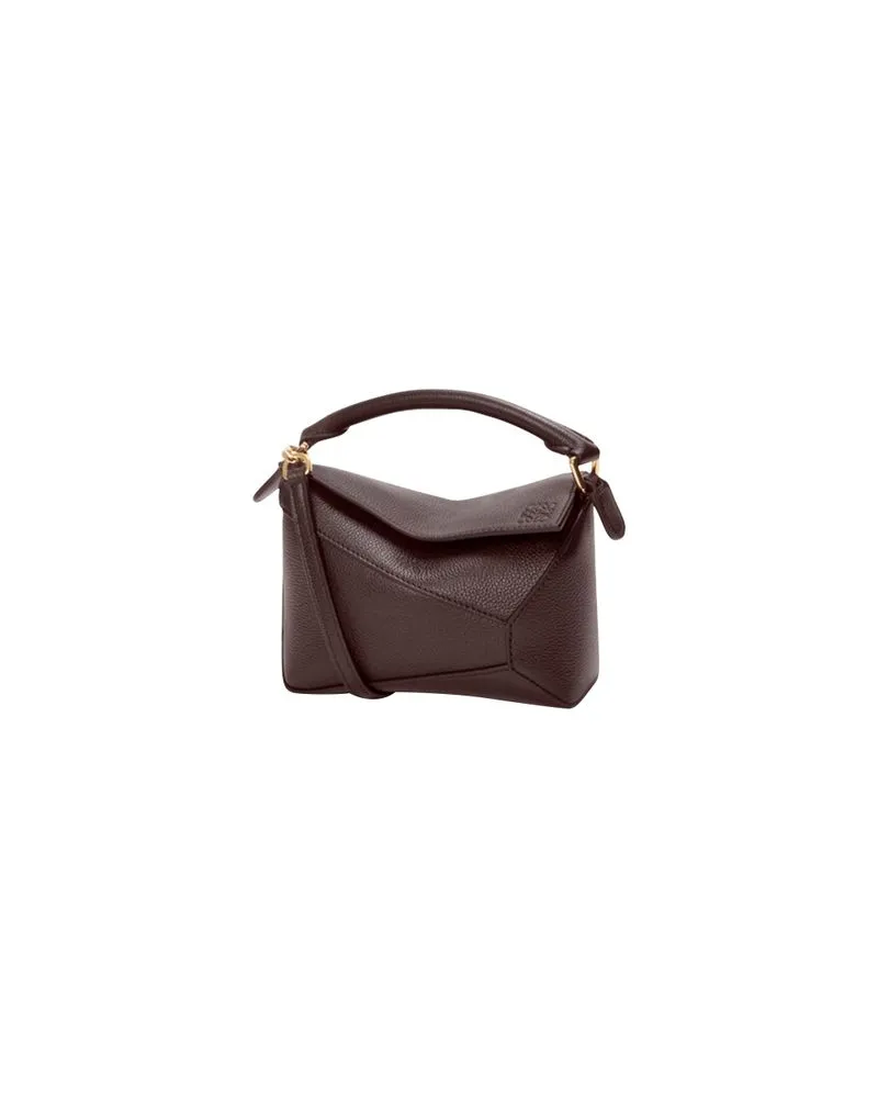 Loewe Puzzle Edge mini bag Brown