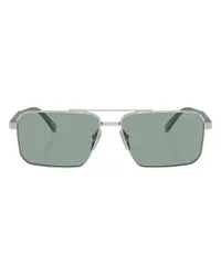 Prada Sonnenbrille Rectangle Silver