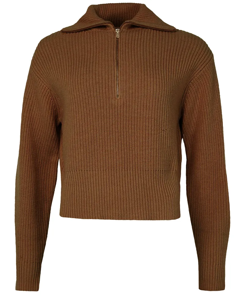 Max Mara Pullover mit Reißverschlusskragen Nadar 