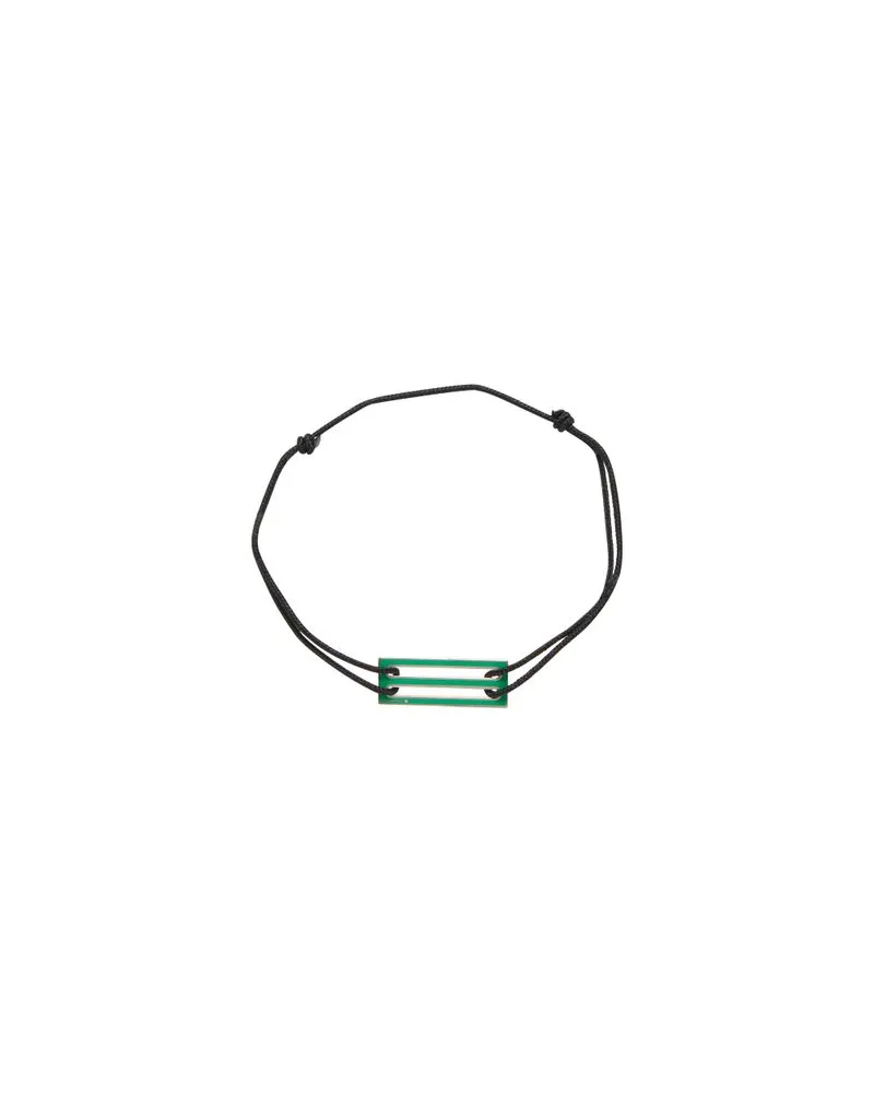 Le Gramme Kordelarmband 25 G Green