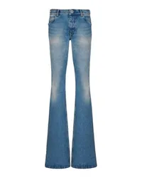 Balmain Denim-Jeans mit Vintage-Waschung Blue