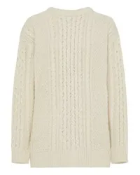 Totême Wolle Strickpullover Off-white