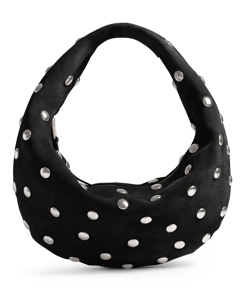 KHAITE Mittelgroße Hobo-Tasche mit Nieten Olivia 