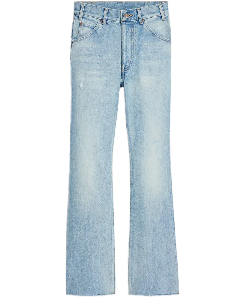 Celine Ausgestelle Dylan jeans aus sweet honey wash denim 