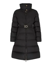 Moncler Lange Daunenjacke Brou Black