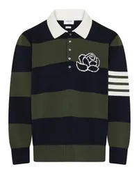 Thom Browne Poloshirt Bar Green