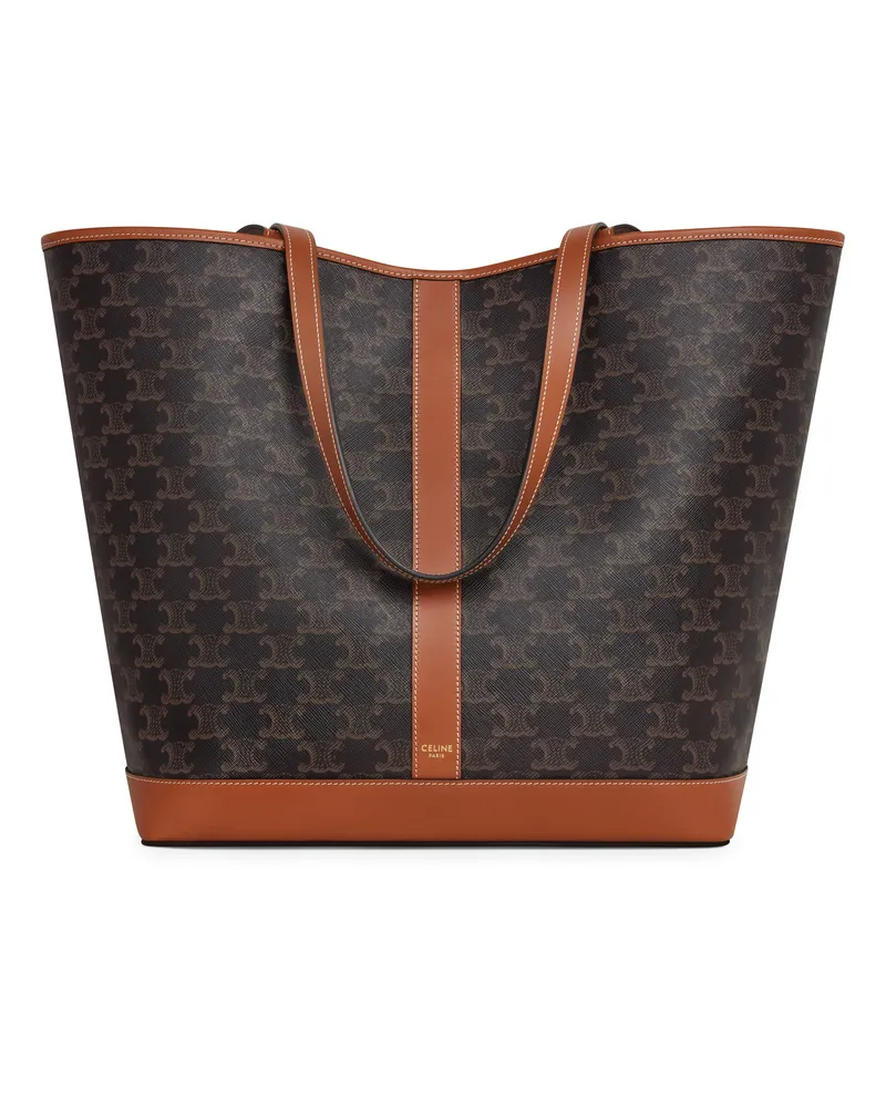 Celine Mittelgrosse cabas aus Triomphe-canvas und kalbsleder 