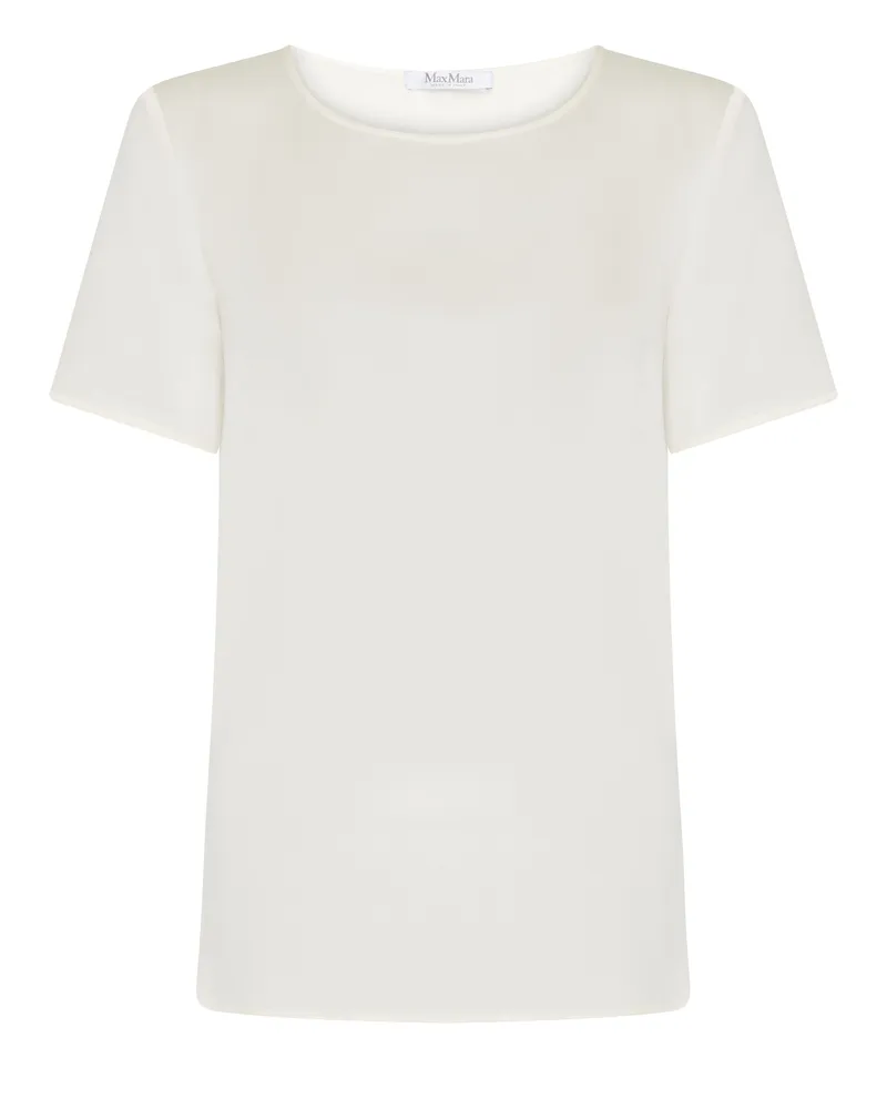 Max Mara T-Shirt aus Satin Dida 