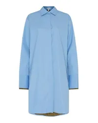 Loewe Hemdblusenkleid zum Hochkrempeln Blue