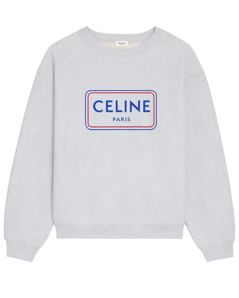 Celine Lockeres sweatshirt aus baumwollfleece 