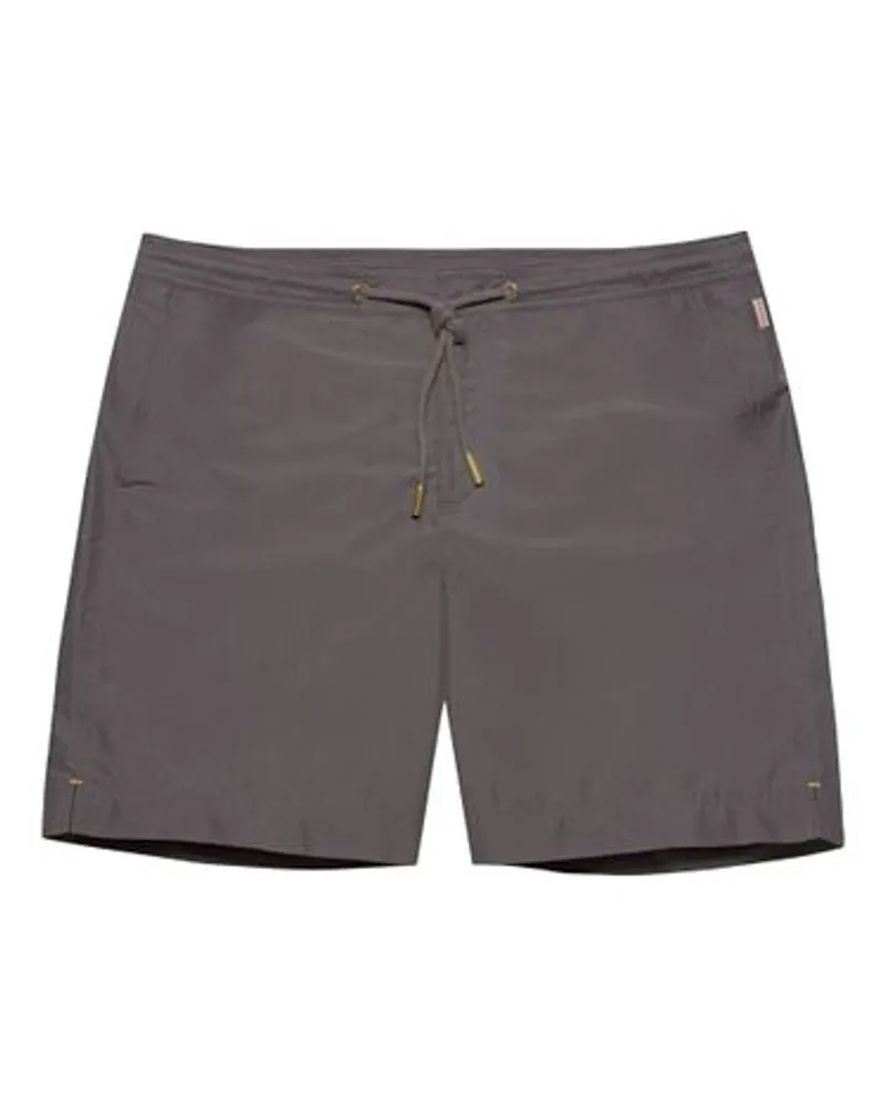 Orlebar Brown Badeshorts mit Kordelzug Bulldog Grey