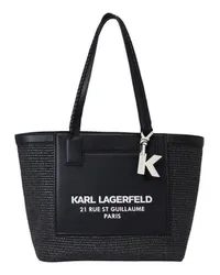 Karl Lagerfeld Rue St-Guillaume Große Tote Bag Black