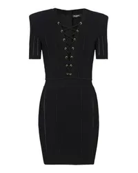 Balmain Kurzes Kleid Black