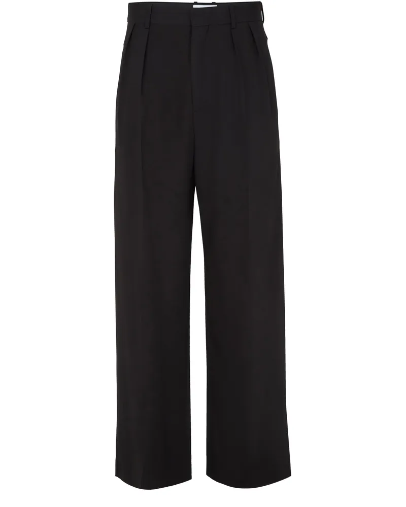 Loewe Hose aus Stretch-Viskose mit weiten Beinen 