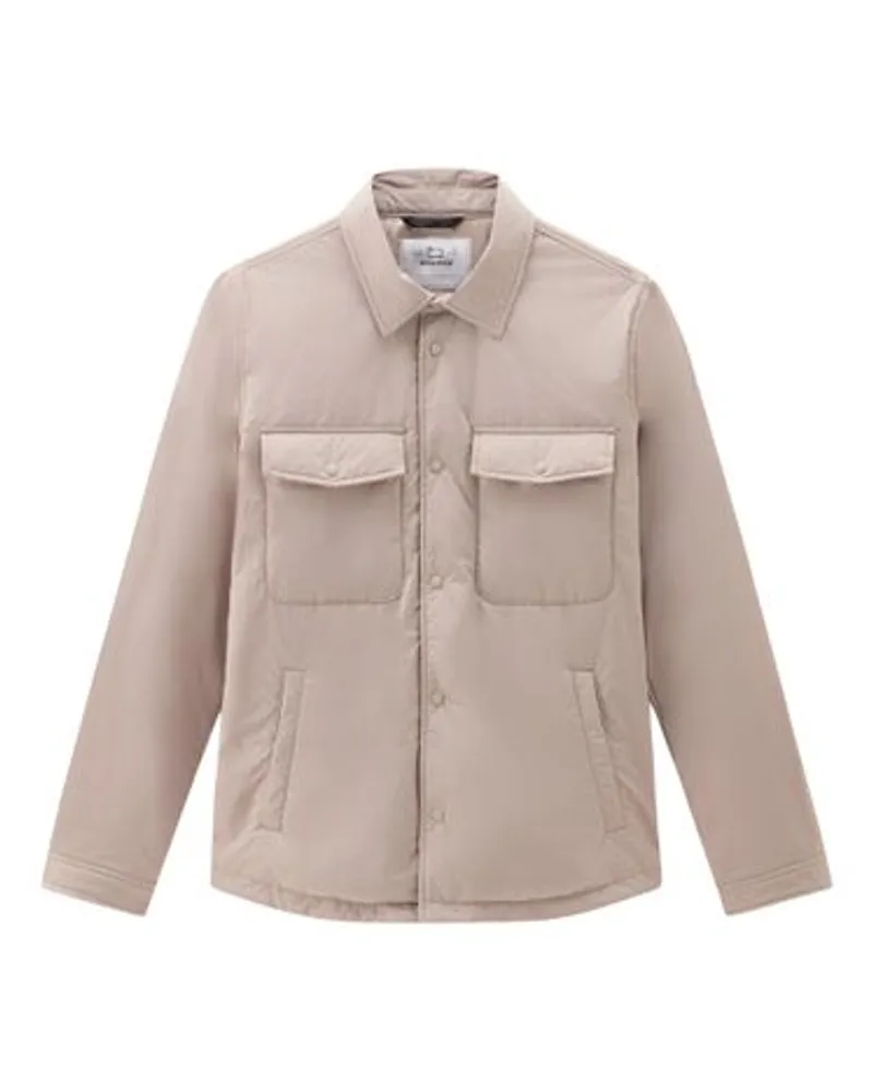 Woolrich Wattierte Hemdjacke Beige