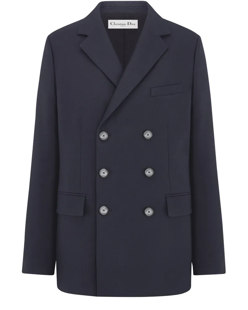 Dior Oversized-Blazer Schurwolle und Seide 