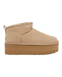 UGG Plateau-Stiefeletten Classic Ultra Mini Beige