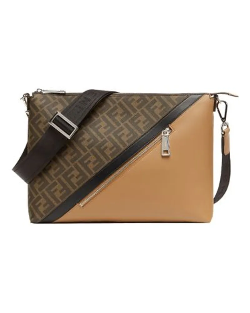 Fendi Messenger Bag Fendi Diagonal Tasche Brown