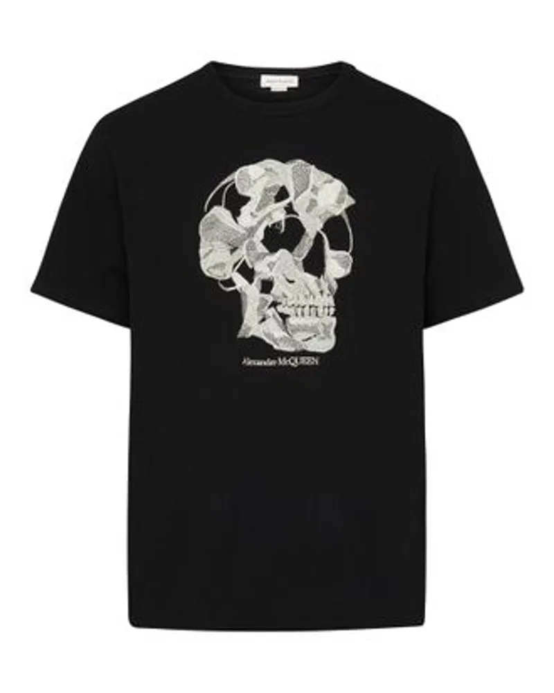 Alexander McQueen T-Shirt Skull Black