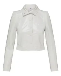 Courrèges Ikonischer Blouson Vinyle White