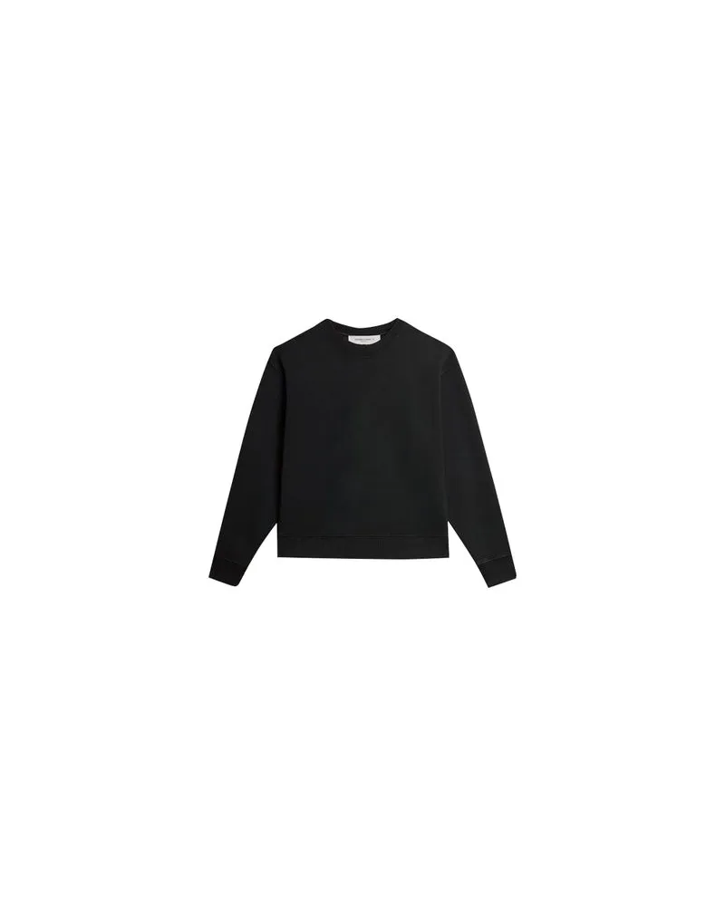 Golden Goose Sweatshirt Boxi mit Patch-Logo Black