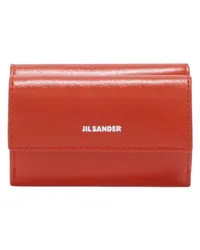 Jil Sander Mini-Brieftasche Red