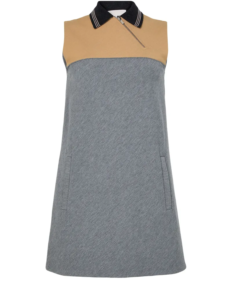 Miu Miu Zweifarbiges Minikleid ohne Ärmel 