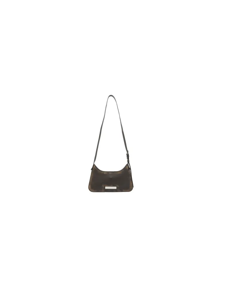 Acne Studios Schultertasche Platt Brown